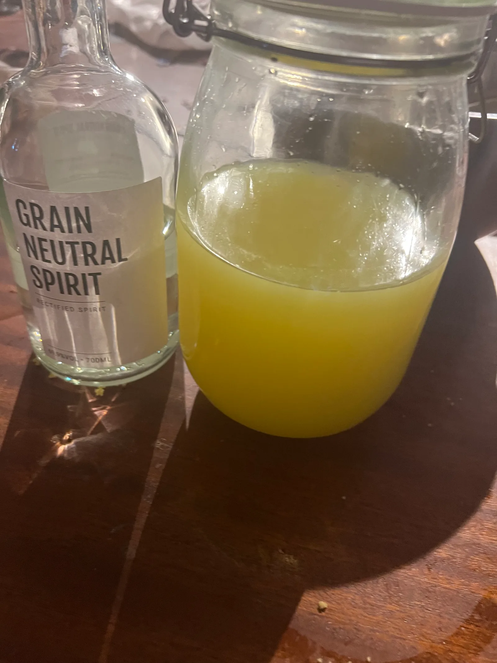 Limoncello, surprisingly easy